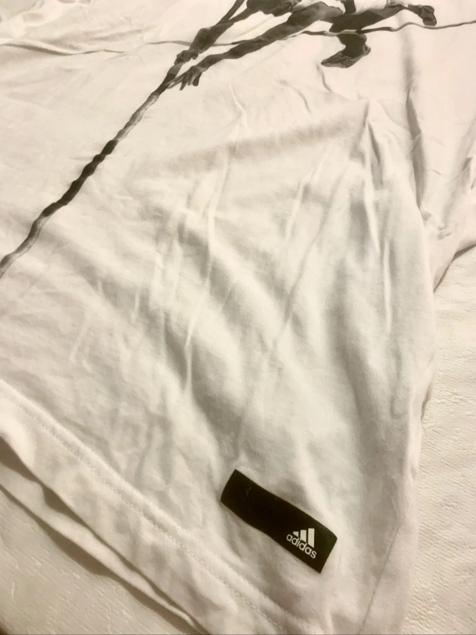 Adidas Original Y2K Vintage Printed T-Shirt Size M – photo 2